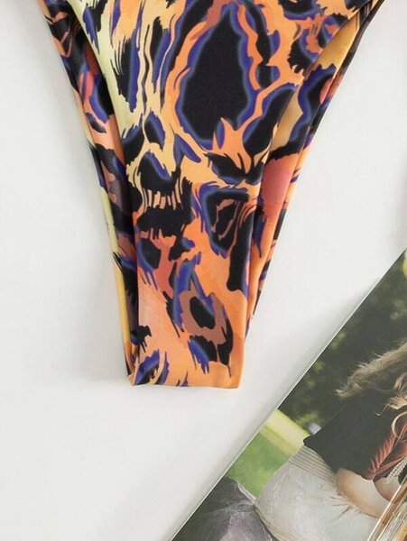 Costume de baie femei cu slip clasic si tunica Wild Side-WS523